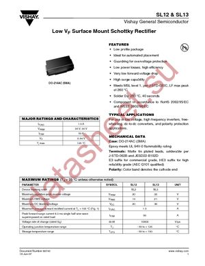 SL12-E3/61T datasheet  